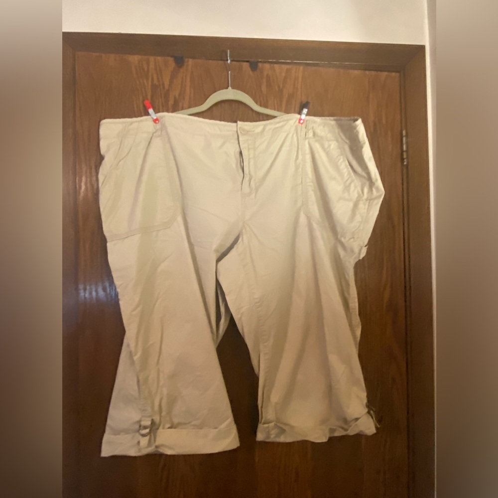 Capri's below the knee.